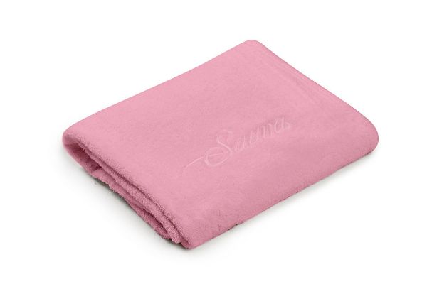 Obrazek Ręcznik SAUNA, rozmiar 80x160 cm, różowy