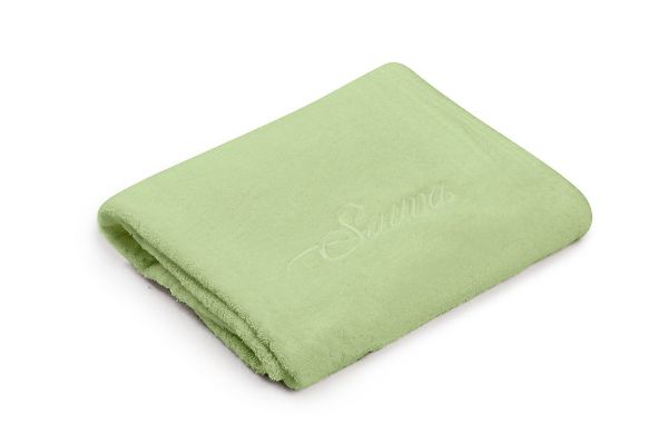 Obrazek Ręcznik SAUNA, rozmiar 80x160 cm, zielony