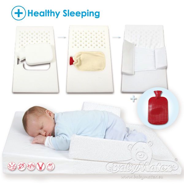 Picture of Maby mattress to relieve colic symptoms, with a thermoformer