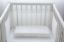 Obrazek BabyMatex Ochraniacz do łóżeczka BUMP AIR 180, biały