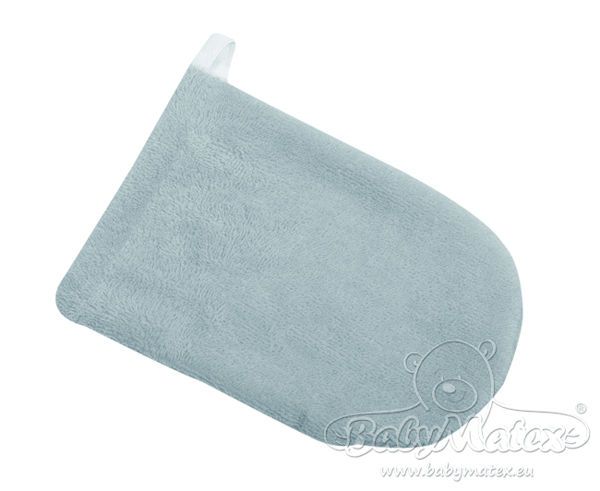 Obrazek BabyMatex Myjka kąpielowa frotte BAMBOO, jasno szara