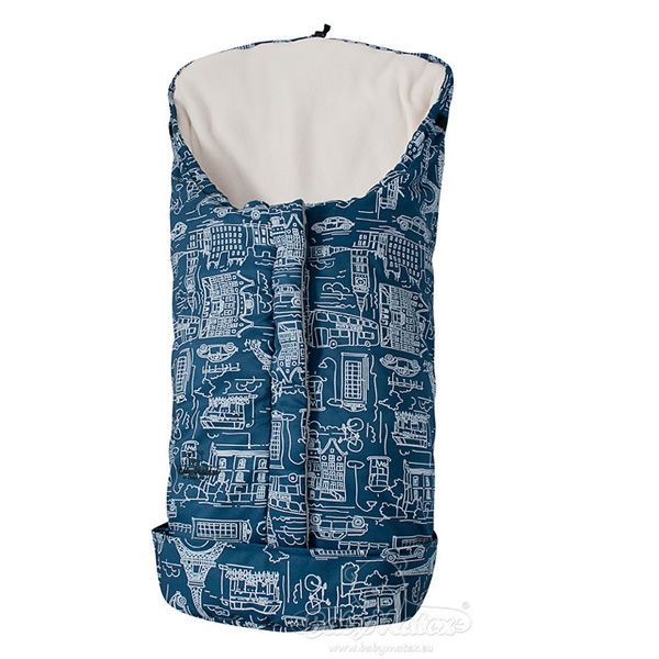 Obrazek BabyMatex Śpiwór TRITON Footmuff, granatowy