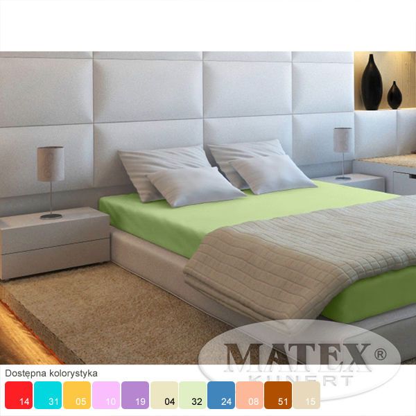 Obrazek Prześcieradło jersey z gumą roz. 150/160x190/200