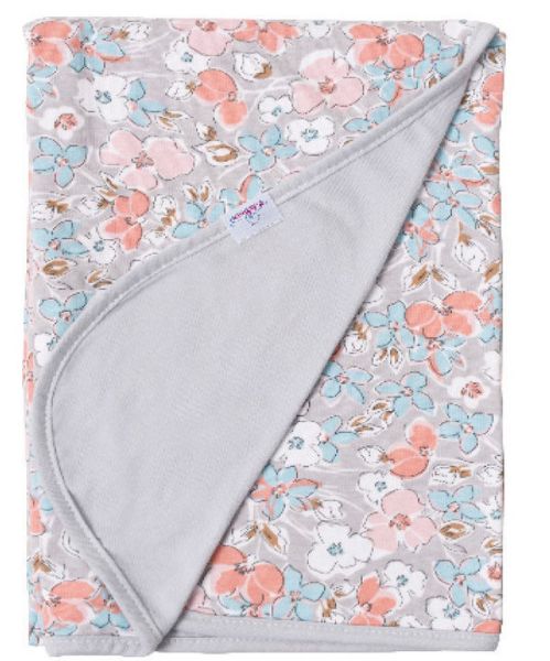 Picture of INES cotton double-sided blanket, size 75x100cm