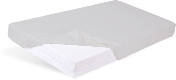 Obrazek Matex Prześcieradło jersey z gumą 110/120x190/200x30, jasno szare
