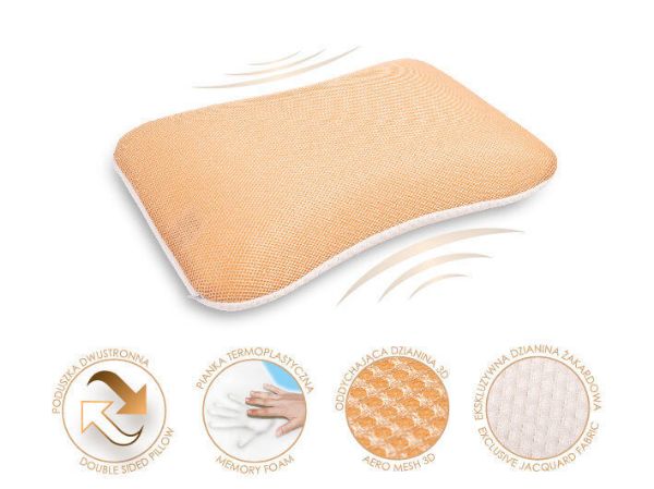 Obrazek Matex Poduszka termoplastyczna -dwustronna DELTA 55x35x12