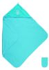 Obrazek BabyMatex Kąpielowe okrycie niemowlęce z kapturkiem FROTTE, 85x85, błękitne