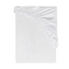 Obrazek BabyMatex Prześcieradło jersey z gumą 58x110x8, białe, dedykowane do łóżeczka Chicco Next2Me Forever, białe