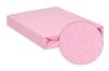 Obrazek BabyMatex Podkład higieniczny, prześcieradło nieprzemakalne z gumką FROTTE 70x140 cm, różowy