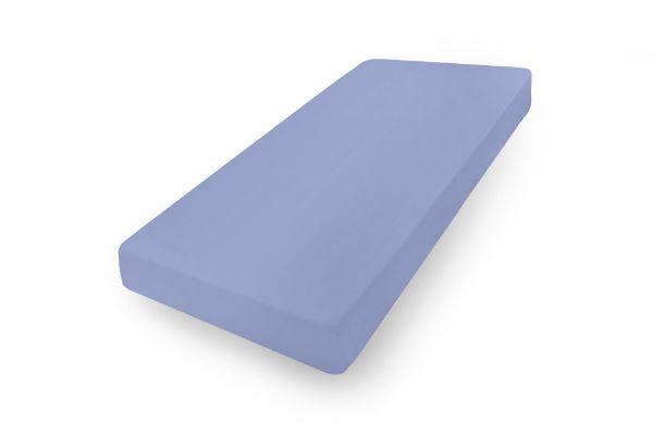 Obrazek BabyMatex Prześcieradło jersey z gumą 60x120, niebieskie