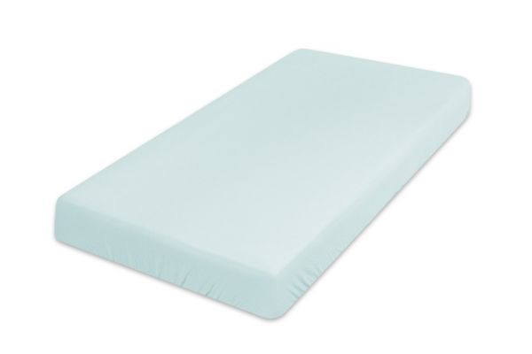 Obrazek BabyMatex Prześcieradło MUSLIN z gumą 60x120,  miętowe