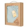 Obrazek BabyMatex Prześcieradło MUSLIN z gumą 60x120,  miętowe