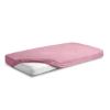Obrazek BabyMatex Prześcieradło frotte CLASSIC z gumką, 60x120, różowe