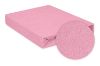 Obrazek BabyMatex Prześcieradło frotte CLASSIC z gumką, 70x140, różowe