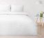 Picture of Matex Pościel SATYNA GOFROWANA 220x200 + 2x70x80 | biała
