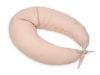 Obrazek BabyMatex Poduszka pozycjonująca "RELAX LINEN" 190 cm, jasny róż