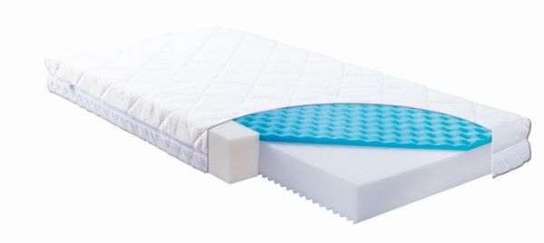 Obrazek Materac do łóżeczka dziecięcego BabyMatex Carpathia  80x160x10 – piankowy, trójwarstwowy