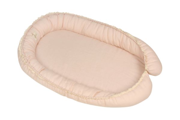 Obrazek BabyMatex Gniazdko PRESTIGE LINEN 55x80cm, różowe