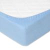 Obrazek Matex Prześcieradło frotte z gumą 90/100x190/200 PREMIUM, niebieskie