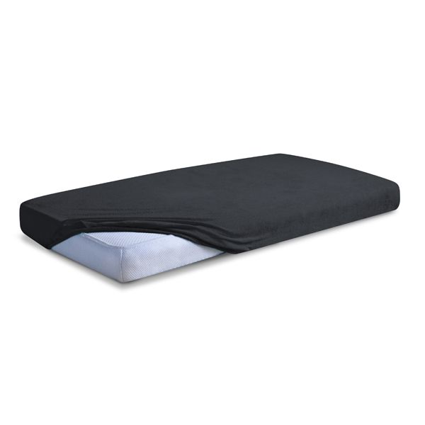 Picture of Matex Prześcieradło frotte z gumą 90/100x190/200 PREMIUM, czarne