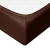 Picture of Matex Prześcieradło frotte z gumą 110/120x190/200 PREMIUM, brązowe