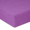 Picture of Matex Prześcieradło frotte z gumą 110/120x190/200 PREMIUM, ciemno fioletowe
