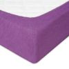 Picture of Matex Prześcieradło frotte z gumą 110/120x190/200 PREMIUM, ciemno fioletowe