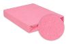 Obrazek Matex Prześcieradło frotte z gumą 130/140x190/200 Premium, różowe
