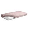 Obrazek Matex Prześcieradło frotte z gumą 130/140x190/200 Premium, brudny róż