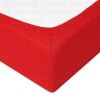 Obrazek Matex Prześcieradło frotte z gumą 130/140x190/200 Premium, czerwone