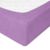 Obrazek Matex Prześcieradło frotte z gumą 150/160x190/200 PREMIUM, fioletowe