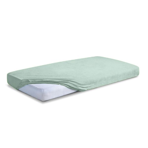Picture of Matex Prześcieradło frotte z gumą 150/160x190/200 PREMIUM, eukaliptusowe