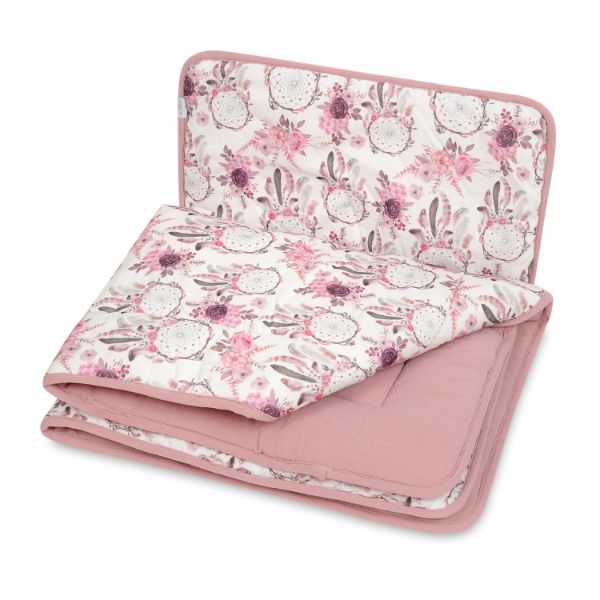 Obrazek KOŁDERKA i PODUSZKA 80x100+30x40 MUSLIN DESIGN 