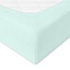 Obrazek BabyMatex Podkład higieniczny, prześcieradło nieprzemakalne z gumką FROTTE 60x120 cm, miętowy