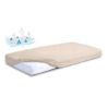 Obrazek BabyMatex Podkład higieniczny, prześcieradło nieprzemakalne z gumką FROTTE 70x140 cm, jasno beżowy