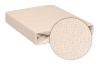 Obrazek BabyMatex Podkład higieniczny, prześcieradło nieprzemakalne z gumką FROTTE 70x140 cm, jasno beżowy