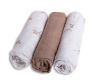 Obrazek Pielucha BAMBUSOWA druk 3 pak, roz. 70x70, malinki