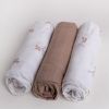 Obrazek Pielucha BAMBUSOWA druk 3 pak, roz. 70x70, malinki