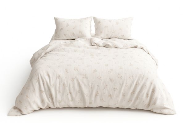 Picture of Pościel bawełniana MUŚLINOWA dr(160x200-1,70x80-2) - Gałązka