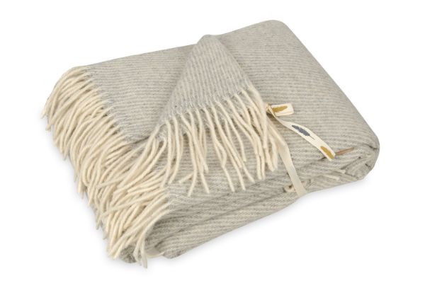 Picture of Matex Koc z wełny nowozelandzkiej MAORI 140x200, ciepły, jasnoszary