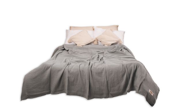 Obrazek Narzuta dekoracyjna MUŚLIN, 240x210