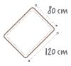 Obrazek Kocyk - Otulacz MUSLIN DESIGN druk 80x120