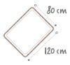 Obrazek BabyMatex Kocyk dla dziecka - Otulacz MUSLIN 80x120, jasno beżowy