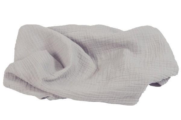 Picture of BabyMatex Kocyk dla dziecka - Otulacz MUSLIN 80x120, jasno szary