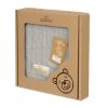 Picture of BabyMatex Kocyk dla dziecka - Otulacz MUSLIN 80x120, jasno szary