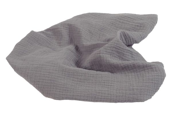 Picture of BabyMatex Kocyk dla dziecka - Otulacz MUSLIN 80x120, ciemno szary