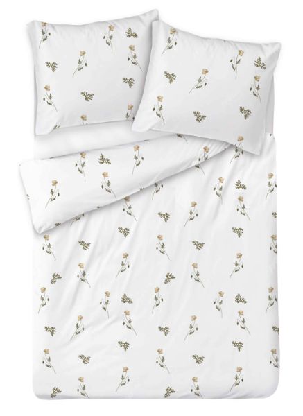 Obrazek Matex Pościel satynowa EXCLUSIVE 160x200, 70x80 delikatna łąka