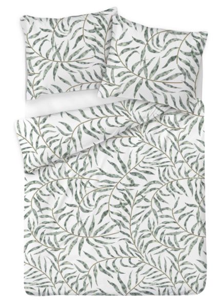 Picture of Matex Pościel satynowa EXCLUSIVE 160x200, 70x80 tropikalne liście