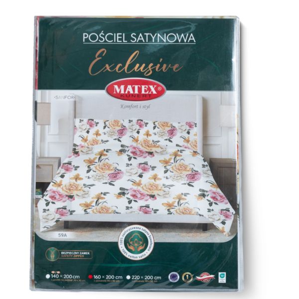 Picture of Pościel satynowa EXCLUSIVE (160x200-1,70x80-2)