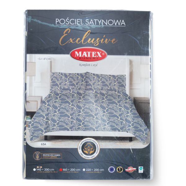 Picture of Pościel satynowa EXCLUSIVE (160x200-1,70x80-2)